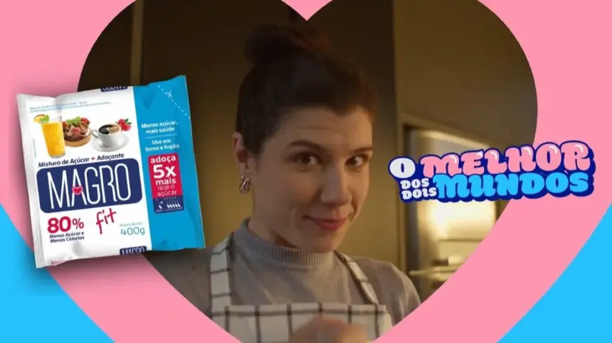 Magro — comercial do adoçante Magrofit